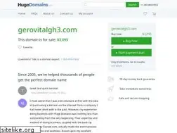 Sites similar to gerovitalgh3.com
