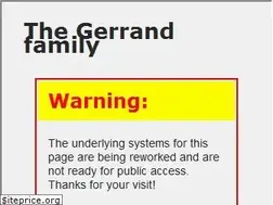 Sites similar to gerrand.id.au