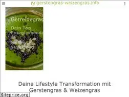 Sites similar to gerstengras-weizengras.info