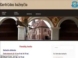 Sites similar to gertrudosbaznycia.lt