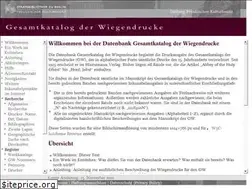 Sites similar to gesamtkatalogderwiegendrucke.de
