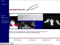 Sites similar to gesangslehrer.de