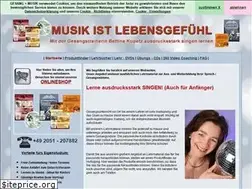 Sites similar to gesangstrainerin.de