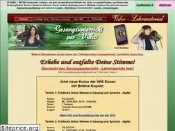 Sites similar to gesangsunterricht-video.com