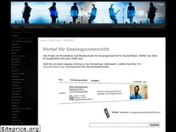 Sites similar to gesangsunterricht.ws