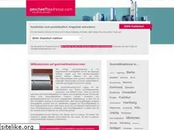 Sites similar to geschaeftsadresse.com