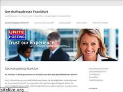 Sites similar to geschaeftsadressefrankfurt.de