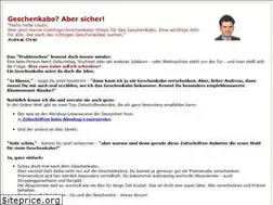 Sites similar to geschenkabos.info