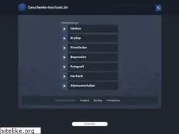 Sites similar to geschenke-hochzeit.de
