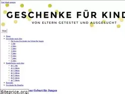 Sites similar to geschenkideen-kinder.de
