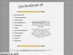 Sites similar to geschenktexte.de