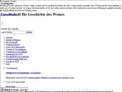 Sites similar to geschichte-des-weines.de
