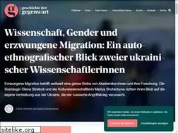 Sites similar to geschichtedergegenwart.ch