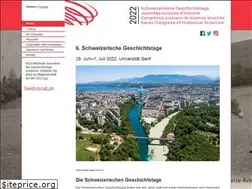 Sites similar to geschichtstage.ch