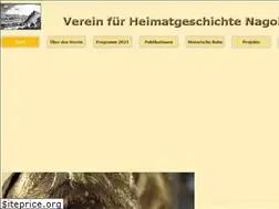Sites similar to geschichtsverein-nagold.de
