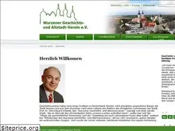 Sites similar to geschichtsverein-wurzen.de