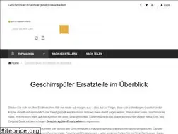 Sites similar to geschirrspuelerteile.de