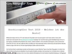 Sites similar to geschirrspuelertests.net