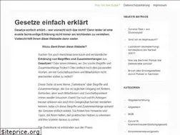 Sites similar to gesetze-ganz-einfach.de