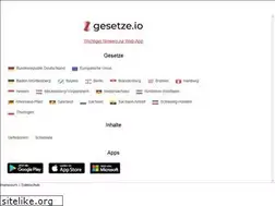 Sites similar to gesetze.io