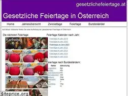 Sites similar to gesetzlichefeiertage.at