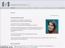 Sites similar to gespraechsforschung-ev.de
