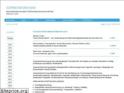 Sites similar to gespraechsforschung-ozs.de