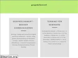 Sites similar to gespraechswert.de