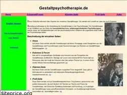 Sites similar to gestaltpsychotherapie.de