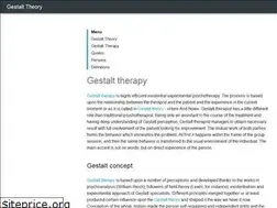 Sites similar to gestalttheory.com