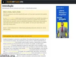Sites similar to gestaodeprojeto.info