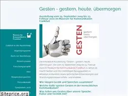 Sites similar to gesten-im-museum.de