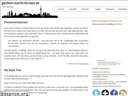 Sites similar to gestern-nacht-im-taxi.de