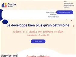 Sites similar to gestia-solidaire.com