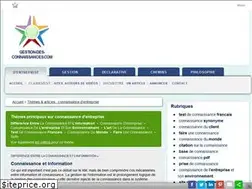 Sites similar to gestion-des-connaissances.com