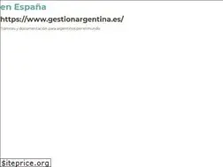 Sites similar to gestionargentina.es