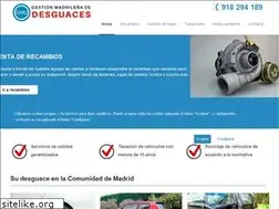 Sites similar to gestionmadrilenadedesguaces.com