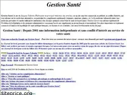 Sites similar to gestionsante.free.fr