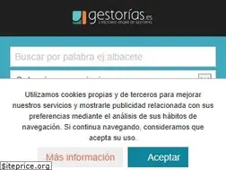Sites similar to gestorias.es