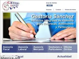 Sites similar to gestoriasanchez.es