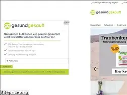Sites similar to gesund-gekauft.ch