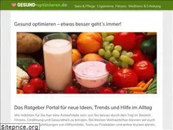 Sites similar to gesund-optimieren.de
