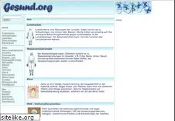 Sites similar to gesund.org