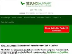 Sites similar to gesundbaumarkt-muenchen.de