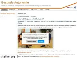 Sites similar to gesunde-autonomie.de