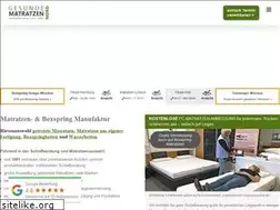 Sites similar to gesunde-matratzen.de