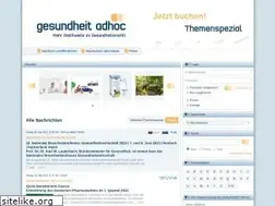 Sites similar to gesundheit-adhoc.de