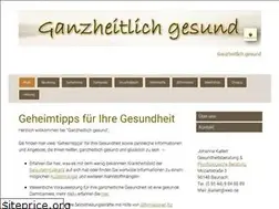 Sites similar to gesundheit-ganzheitlich.com