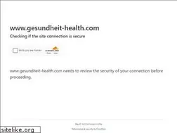 Sites similar to gesundheit-health.com