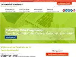 Sites similar to gesundheit-studium.at